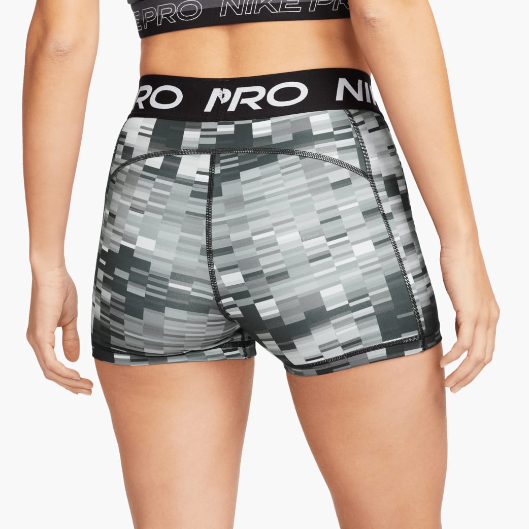 Nike Women s Mid Rise 3 Printed Training Shorts Black White Rogue Fitness